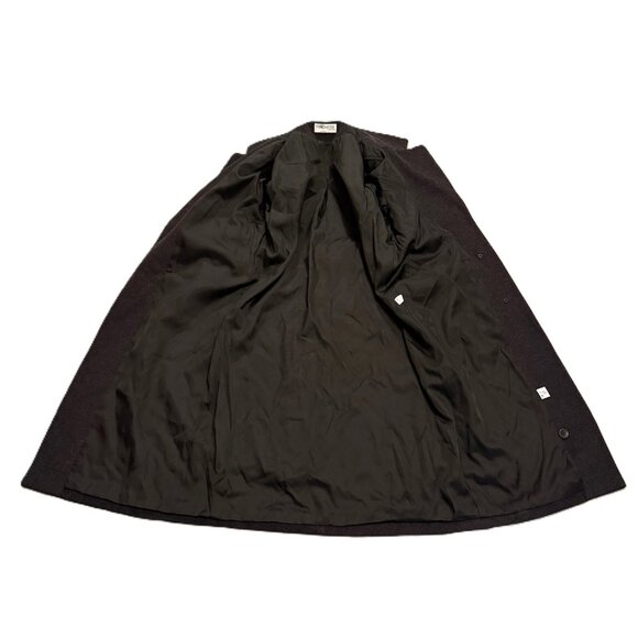 Forecaster Of Boston Womens Wool Cashmere Gray Long Coat 14 Classic Film Noir - Picture 6 of 9